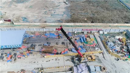 西安兄弟幫吊裝服務西安地鐵5號線二期工程建設 展現吊裝行業力量